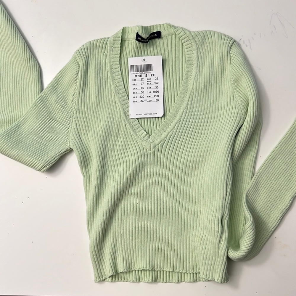 NWT Brandy Melville light green!